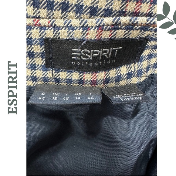 🛍️3/$40 Espirit Plaid Classic Cut Wrap Mini Skirt
Sheep Leather Accent Brown 14 - Picture 7 of 9